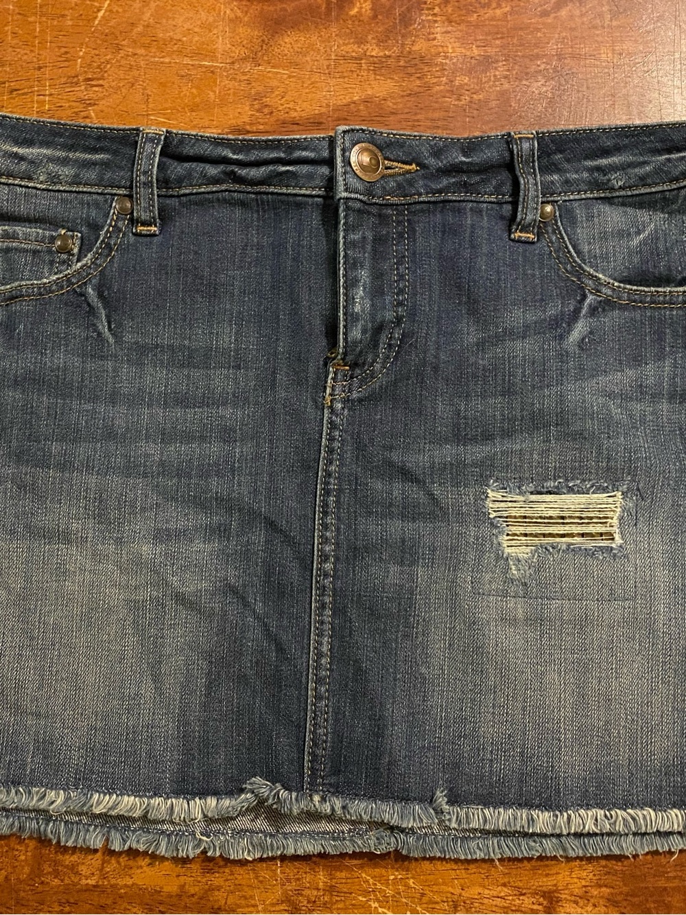 Women’s LC Lauren Conrad jean mini skirt